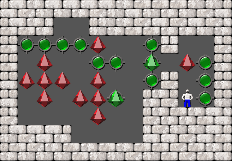 Сокобан More Bugs collections уровень 637